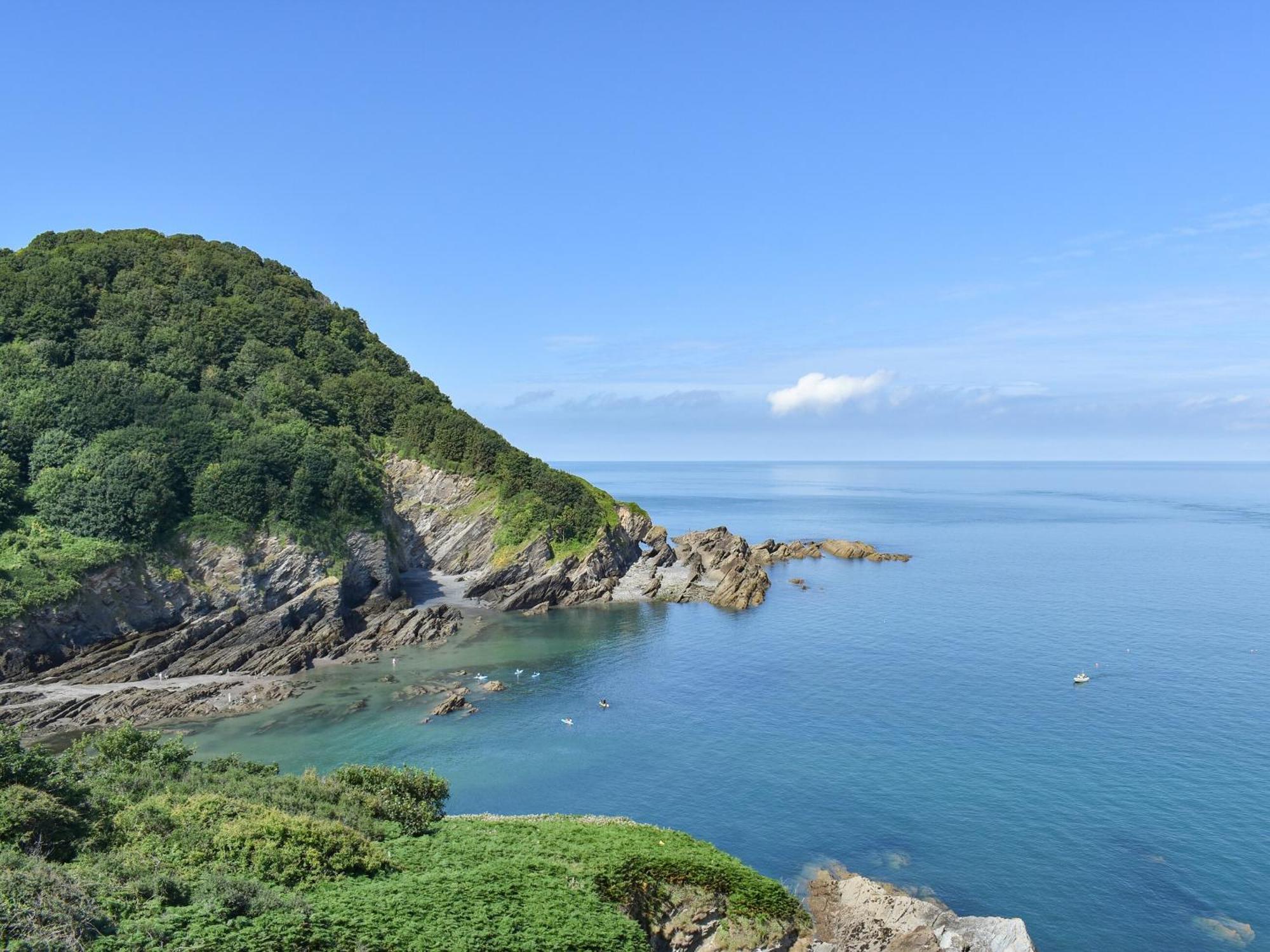 High Tide Villa Combe Martin Exteriör bild